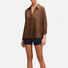 Comfortable Long Sleeve Button-Down Shirt