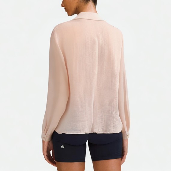 Long Sleeve Turn-Down Collar Shirt