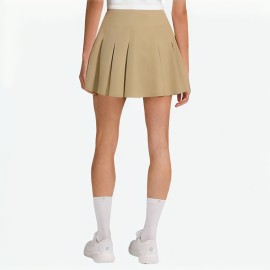 High-Waisted Pleated Skirt