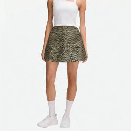Women's Leopard Print A-Line Skirt