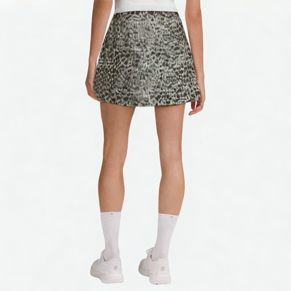 Women's Leopard Print A-Line Skirt