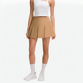 Pleated High-Waisted Skirt