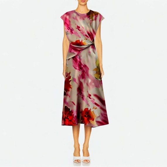 Satin Texture Dress