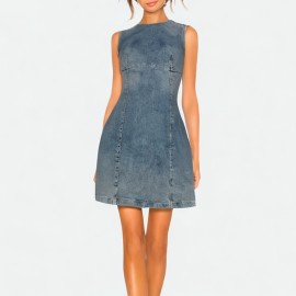 Denim Sleeveless Dress