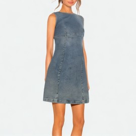 Denim Sleeveless Dress