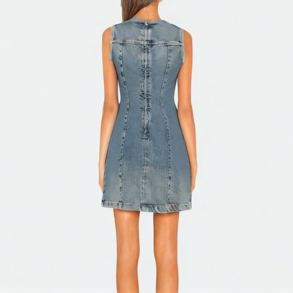 Denim Sleeveless Dress