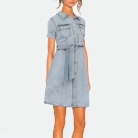 Casual Denim Dress