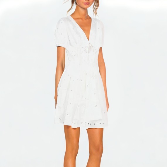 Hollow Embroidery Dress