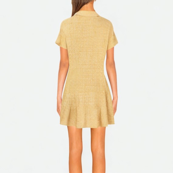 Stylish Checkered Dress