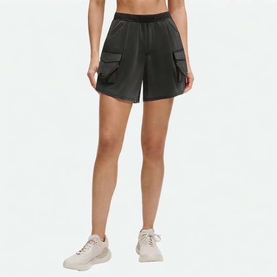 Loose-Fit Denim Shorts