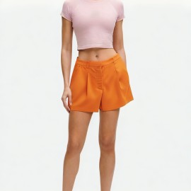 Linen Blend Shorts