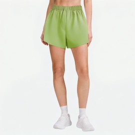 A-Line Wide-Leg Shorts
