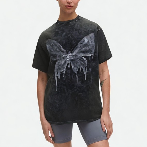 Butterfly Design Short Sleeve