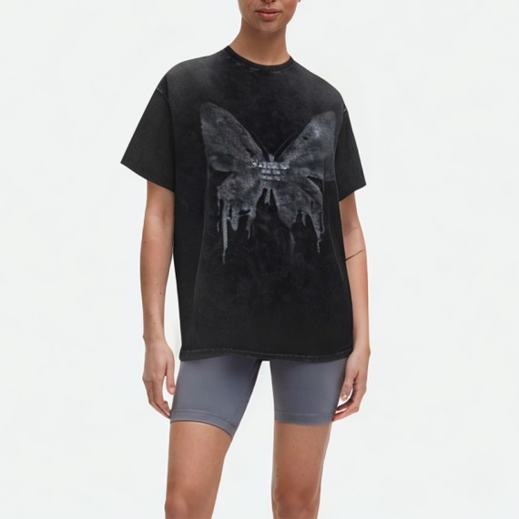 Butterfly Design Short Sleeve
