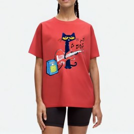 Casual Printed Cotton T-Shirt
