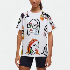 Printed White T-Shirt