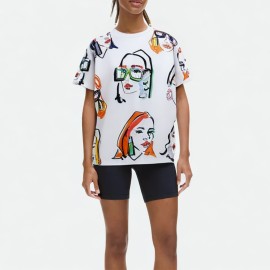 Printed White T-Shirt