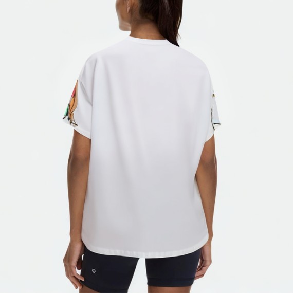 Printed White T-Shirt
