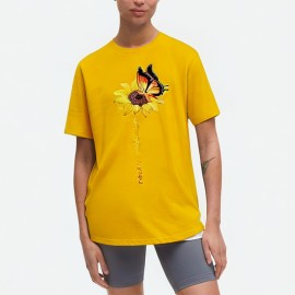 Stylish Drop Shoulder Cotton Short Sleeve