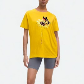 Stylish Drop Shoulder Cotton Short Sleeve