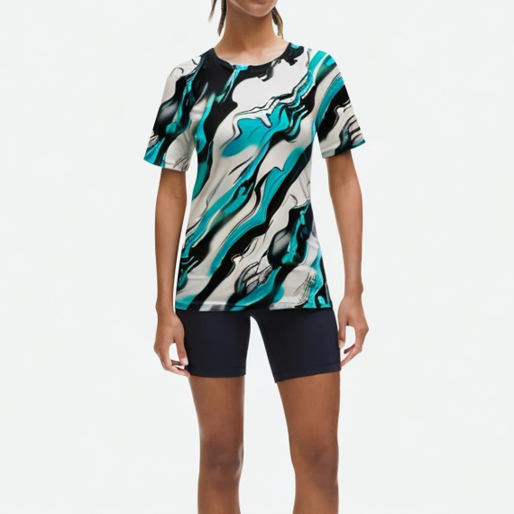 Loose-Fit Short Sleeve Women's Top