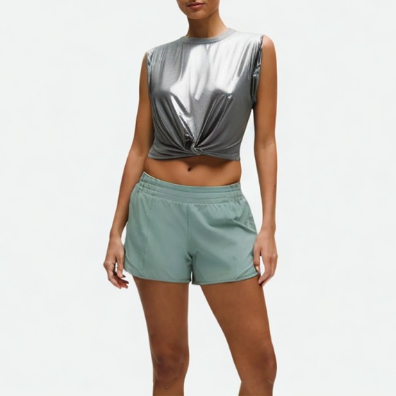 Metallic Trim Tank Top
