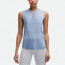 Women's Zip Fitness Tank Top