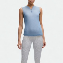 Women's Zip Fitness Tank Top