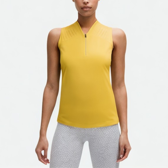 Women's Front-Zip Tank Top